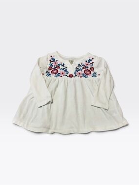 3/$25 True Craft Embroidered Floral Top